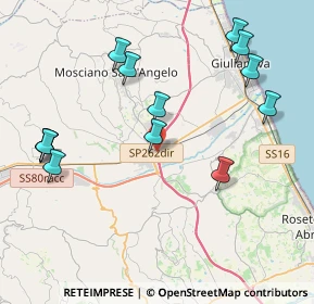 Mappa Strada Statale 80 per Teramo, 64023 Mosciano Sant'Angelo TE, Italia (4.74308)