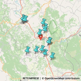 Mappa Strada Provinciale, 05021 Acquasparta TR, Italia (7.08867)