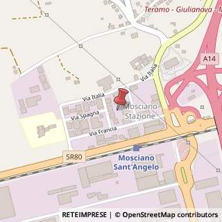 Mappa Contrada Rovano, Snc, 64023 Mosciano Sant'Angelo, Teramo (Abruzzo)