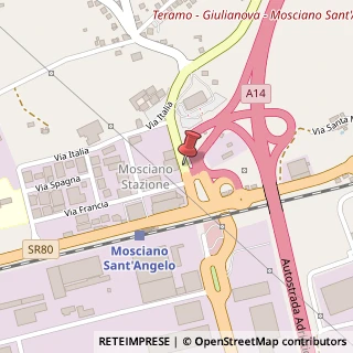 Mappa Viale della Pace, 64023 Mosciano Stazione TE, Italia, 64023 Mosciano Sant'Angelo, Teramo (Abruzzo)