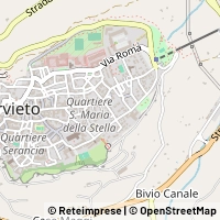Mapa Orvieto