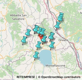 Mappa Localita Campo Morino, 01021 Acquapendente VT, Italia (9.915)