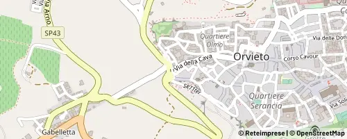 Mappa Orvieto