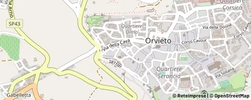 Mappa Orvieto