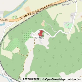 Mappa Frazione Perchia, 13, 06049 Spoleto, Perugia (Umbria)