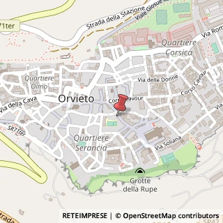 Mappa Via del Duomo, 19D, 05018 Orvieto, Terni (Umbria)