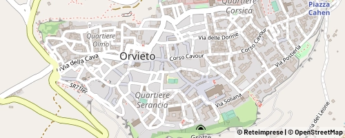 Mappa Orvieto