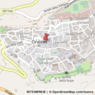 Mappa Corso Cavour,  33, 05018 Orvieto, Terni (Umbria)