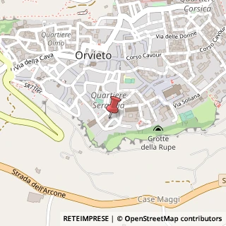 Mappa Via dei Muffati, 8, 05018 Orvieto, Terni (Umbria)