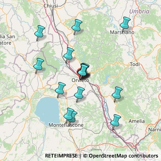 Mappa Via Bonaventura cerreti, 05018 Orvieto TR, Italia (13.48563)