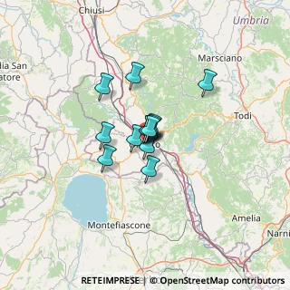 Mappa Piazza Febei, 05018 Orvieto TR, Italia (7.06692)