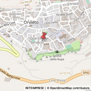 Mappa Via dell'Artigianato, 23, 05018 Orvieto, Terni (Umbria)