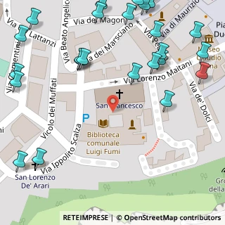 Mappa Piazza Febei, 05018 Orvieto TR, Italia (0.1072)