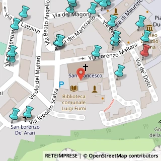 Mappa Piazza Febei, 05018 Orvieto TR, Italia (0.096)