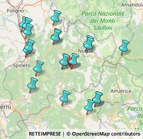 Mappa Via Cavour, 06043 Cascia PG, Italia (17.0875)