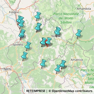 Mappa Piazzale Dante Alighieri, 06043 Cascia PG, Italia (16.9965)