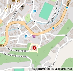 Mappa Viale Cavour, 06043 Cascia PG, Italia (0.148)