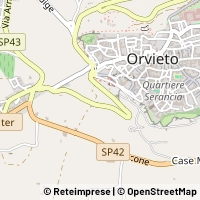 Mapa Orvieto