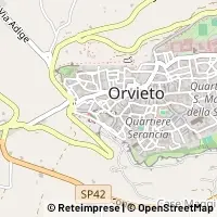 Kaart Orvieto