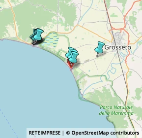 Mappa Porto Turistico n, 58100 Grosseto GR, Italia (7.25455)