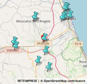 Mappa COMPLESSO MOBILIFICIO RUFFINI, 64023 Mosciano Sant'Angelo TE, Italia (4.93643)