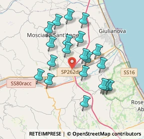 Mappa COMPLESSO MOBILIFICIO RUFFINI, 64023 Mosciano Sant'Angelo TE, Italia (3.4335)