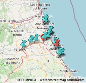 Mappa COMPLESSO MOBILIFICIO RUFFINI, 64023 Mosciano Sant'Angelo TE, Italia (10.09526)