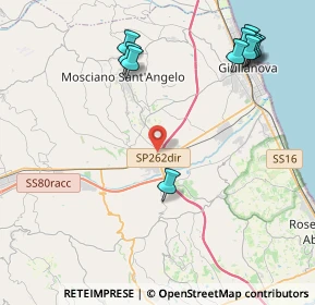 Mappa Via della Pace, 64023 Mosciano Sant'Angelo TE, Italia (5.39273)