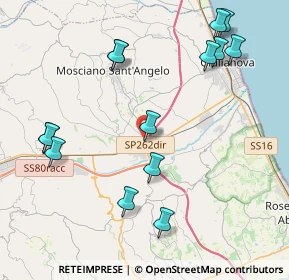 Mappa Via della Pace, 64023 Mosciano Sant'Angelo TE, Italia (4.93071)