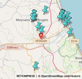 Mappa Via della Pace, 64023 Mosciano Sant'Angelo TE, Italia (4.84)