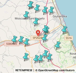 Mappa Via della Pace, 64023 Mosciano Sant'Angelo TE, Italia (4.5485)