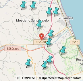 Mappa Via della Pace, 64023 Mosciano Sant'Angelo TE, Italia (4.58455)