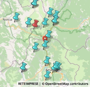 Mappa Via Salaria Nuova, 02011 Accumoli RI, Italia (9.1975)