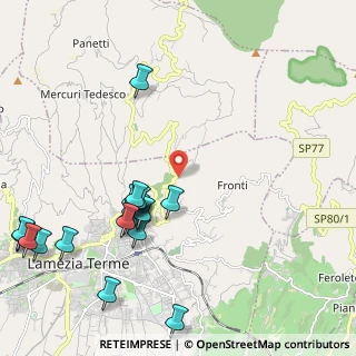 Mappa Via Domenico Curcio, 88046 Lamezia Terme CZ, Italia (2.7395)