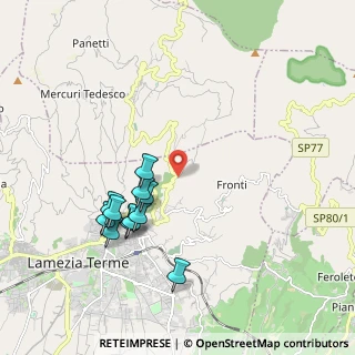 Mappa Via Domenico Curcio, 88046 Lamezia Terme CZ, Italia (2.09455)