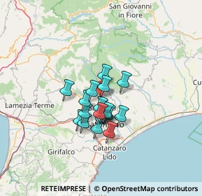 Mappa Via F.lli Capilupi, 88050 Pentone CZ, Italia (9.38722)