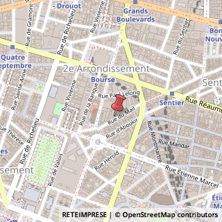 Mappa Rue du Mail, 13, 75002 Milano, Milano (Lombardia)