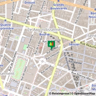 Mappa Rue du Mail, 13, 75002 Milano, Milano (Lombardia)