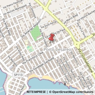 Mappa Via Giuseppe di Vittorio, 41, 73010 Porto Cesareo, Lecce (Puglia)