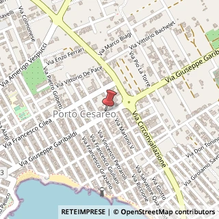 Mappa Via Giuseppe Garibaldi, 221, 73010 Porto Cesareo, Lecce (Puglia)