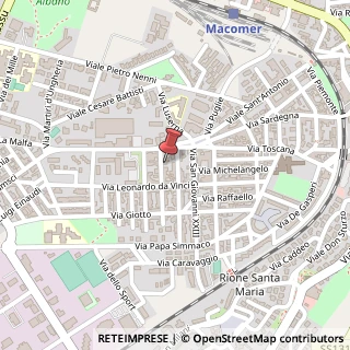 Mappa Via San Gavino, 3, 08015 Macomer, Nuoro (Sardegna)