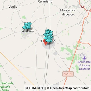 Mappa Via Tristano di Chiaromonte, 73043 Copertino LE, Italia (2.08545)