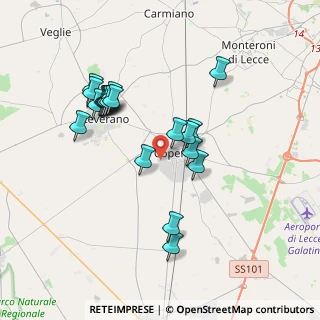 Mappa Via Nicola Pistelli, 73043 Copertino LE, Italia (3.732)