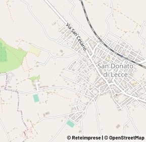 Mappa Via lezzi, 73010 San Donato Di Lecce LE, Italia (0.28077)