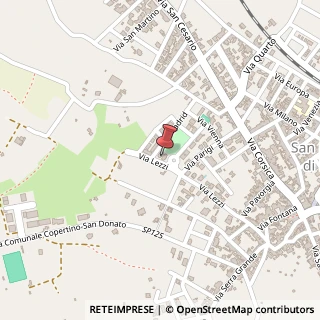 Mappa Via Lezzi, 73010 San Donato di Lecce, Lecce (Puglia)