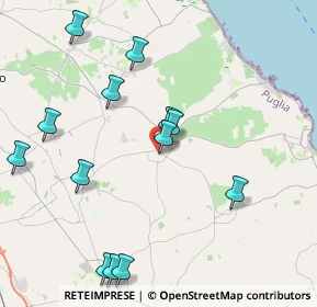 Mappa Via Martano, 73026 Melendugno LE, Italia (4.90462)