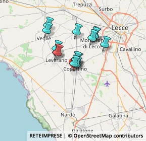 Mappa Via Macrì, 73043 Copertino LE, Italia (5.10533)