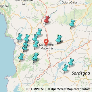 Mappa Via Beltrame di Bagnocavallo, 08015 Macomer NU, Italia (17.00667)