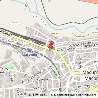 Mappa Corso Umberto I, 251, 08015 Macomer, Nuoro (Sardegna)