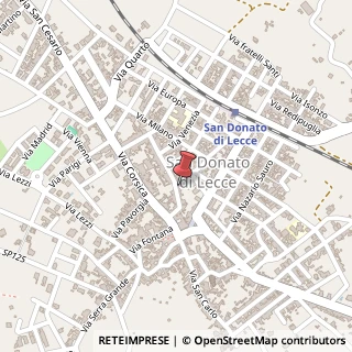Mappa Via Pozzo, 23, 73010 San Donato di Lecce, Lecce (Puglia)